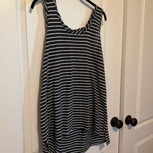 GAP Navy and White Striped Top